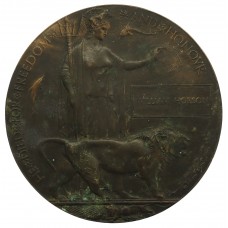 WW1 Memorial Plaque (Death Penny) - William Hobson
