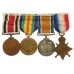 WW1 1914-15 Star Medal Trio & George V Special Constabulary Long Service Medal with Long Service 1939 Bar - Cpl. G.W. Andrews, Ox & Bucks Light Infantry