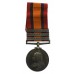 Queen's South Africa Medal (3 Clasps - Cape Colony, Paardeberg, Johannesburg) - Pte. A. White, 2nd Bn. Lincolnshire Regiment