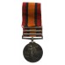 Queen's South Africa Medal (3 Clasps - Cape Colony, Paardeberg, Johannesburg) - Pte. A. White, 2nd Bn. Lincolnshire Regiment