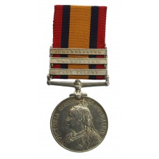 Queen's South Africa Medal (3 Clasps - Cape Colony, Paardeberg, Johannesburg) - Corpl. J.H. Fulforth, 2nd Bn. Lincolnshire Regiment - Prisoner of War, Nitrals Nek 11/7/1900