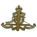  Royal Artillery Territorial 1908 White Metal Cap Badge