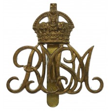 Royal Military School of Music Cap Badge - King's Crown