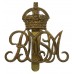 Royal Military School of Music Cap Badge - King's Crown