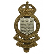 Royal Army Ordnance Corps (R.A.O.C.) Bi-Metal Cap Badge - King's Crown