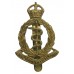 Royal Army Medical Corps (R.A.M.C.) Brass Cap Badge - King's Crown