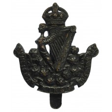 8th (Irish) Bn. (Liverpool) Regiment Cap Badge - King's Crown