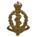 Royal Army Medical Corps (R.A.M.C.) Brass Cap Badge - King's Crown