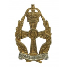Queen Alexandra's Royal Army Nursing Corps (Q.A.R.A.N.C.) Officer's Cap Badge - King's Crown