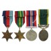 WW2 Japanese Prisoner of War Territorial Efficiency Medal Group of Four - Lieut. R. Smith, Royal Army Ordnance Corps