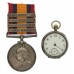 Queen's South Africa Medal (4 Clasps - Cape Colony, Orange Free State, Transvaal, South Africa 1901) - Pte. T. McCall, 2nd Bn. Lincolnshire Regiment