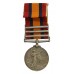 Queen's South Africa Medal (3 Clasps - Cape Colony, Paardeberg, Transvaal) - Pte. A. Laws, 2nd Bn. Lincolnshire Regiment (7th Mounted Infantry) - Wounded 18/5/1901 (Lambrechtfontein)