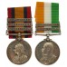 Queen's South Africa Medal (Clasps - Transvaal, Orange Free State, Cape Colony) & King's South Africa Medal (Clasps - South Africa 1901, South Africa 1902) Pair - Pte. H.L. Pike, 2nd Bn. Lincolnshire Regiment & South African Constabulary