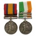Queen's South Africa Medal (Clasps - Transvaal, Orange Free State, Cape Colony) & King's South Africa Medal (Clasps - South Africa 1901, South Africa 1902) Pair - Pte. H.L. Pike, 2nd Bn. Lincolnshire Regiment & South African Constabulary
