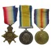 WW1 1914-15 Star Medal Trio - Pte. J. Caldicott, Manchester Regiment / Royal Air Force