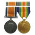 WW1 British War & Victory Medal Pair - Pte. H. Hall, Royal Army Medical Corps