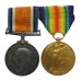 WW1 British War & Victory Medal Pair - Pte. H. Hall, Royal Army Medical Corps