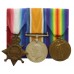 WW1 1915-15 Star Medal Trio - Pte. C. Quaile, 18th (3rd City Pals) Bn. Manchester Regiment - Wounded