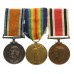 WW1 British War Medal, Victory Medal and George V Special Constabulary Long Service Medal Group of Three - Gnr. A.E. Dinham, Royal Artillery