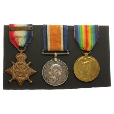 WW1 1914 Mons Star and Bar Medal Trio - Cpl. W. Arthur, 19th Hussars