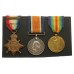 WW1 1914 Mons Star and Bar Medal Trio - Cpl. W. Arthur, 19th Hussars