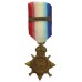 WW1 1914 Mons Star - Pte. W.J. Peacock, 18th Hussars - K.I.A. 9/5/15