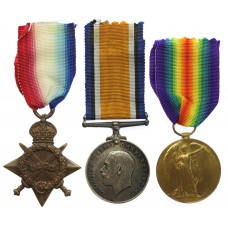 WW1 1914-15 Star Medal Trio - Cpl. J. McGillivray, 9th Bn. Argyll & Sutherland Highlanders