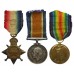 WW1 Prisoner of War 1914-15 Star Medal Trio - Pte. B.F. Morris, Royal Fusiliers - Died 20/11/18