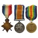 WW1 Prisoner of War 1914-15 Star Medal Trio - Pte. B.F. Morris, Royal Fusiliers - Died 20/11/18