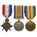 WW1 1914-15 Star Medal Trio - Pte. H.A. Ashby, Worcestershire Regiment