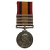 Queen's South Africa Medal (4 Clasps - Belmont, Modder River, Driefontein, Johannesburg) - Pte. A. Holcombe, Coldstream Guards - Severely Wounded 04/06/1900 (Pretoria)