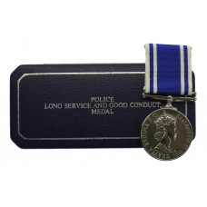 Elizabeth II Police Exemplary Long Service & Good Conduct Medal - Constable George E. Foughey