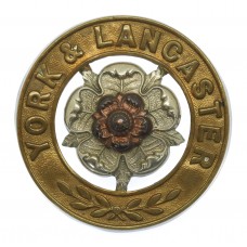 York & Lancaster Regiment Helmet Plate Centre