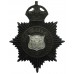 Norwich City Police Night Helmet Plate - King's Crown (Replacement Lugs)