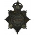 Norwich City Police Night Helmet Plate - King's Crown (Replacement Lugs)