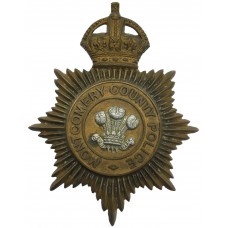 Montgomery County Police Helmet Plate - King's Crown (Missing One Lug)
