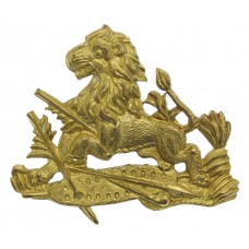 Rhodesia British South African Police Gilt Cap Badge/Helmet Badge