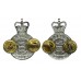 Pair of Essex Police Enamelled Collar Badges - Queen's Crown