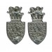 Pair of Devon & Cornwall Constabulary Collar Badges