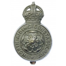 North Riding Constabulary Cap Badge - King's Crown