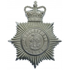 Huddersfield Police Helmet Plate - Queen's Crown