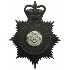 West Riding Constabulary Night Helmet Plate - Queen's Crown