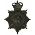 West Riding Constabulary Night Helmet Plate - Queen's Crown