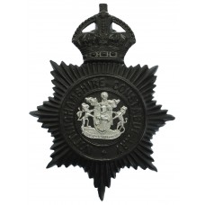 Nottinghamshire Constabulary Night Helmet Plate - King's Crown