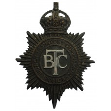 British Transport Commission (B.T.C.) Police Helmet Plate - King's Crown