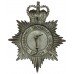 British Transport Commission Police Blackened Chrome Helmet Plate - Queen's Crown