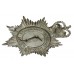 British Transport Commission Police Blackened Chrome Helmet Plate - Queen's Crown
