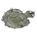 Peterborough Borough Police Wreath Helmet Plate - King's Crown