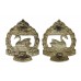 Pair of 10th Western Australian Mounted Infantry (10 WAMI) Collar Badges - King's Crown