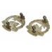 Pair of 10th Western Australian Mounted Infantry (10 WAMI) Collar Badges - King's Crown